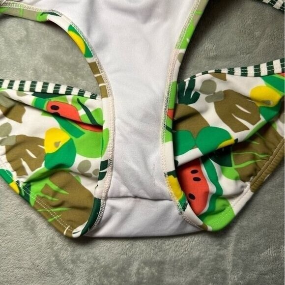 Y2K Xhilaration Bikini Bottoms Juniors Size S Tropical Fruit Beach Colorful Swim - Picture 7 of 10
